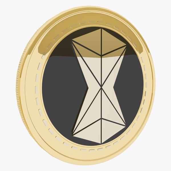 Elixir Cryptocurrency Gold Coin model