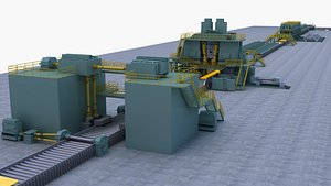Metal Sheet Cutting And Rolling Mill