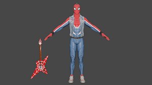 3D Spider Punk Suit
