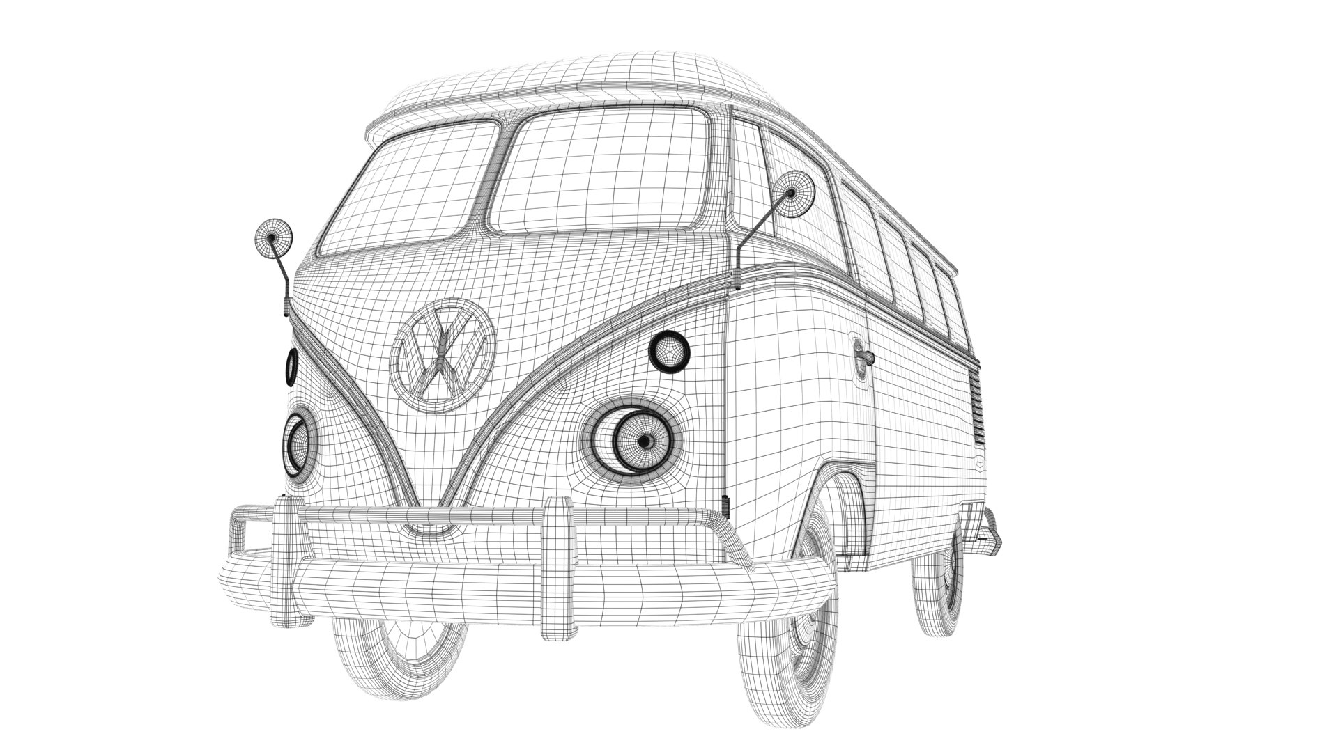 3D TYPE 2 COMBI WOLSKWAGEN Model - TurboSquid 2220761