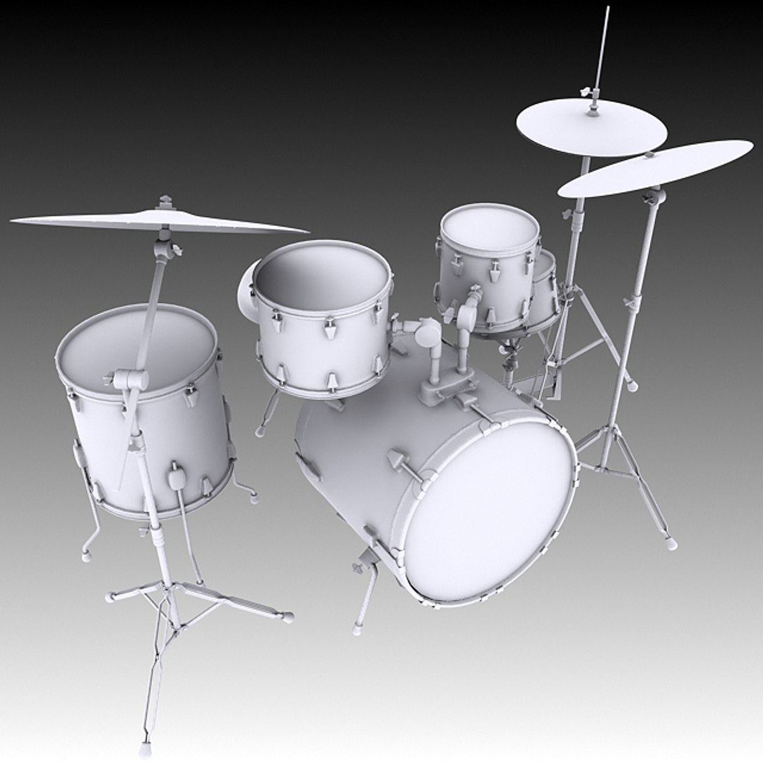 Drum Kit 3D Model - TurboSquid 1297783