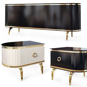 Nightstand sideboard Nest by Medusa Home
