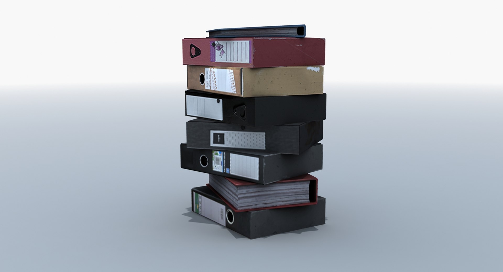Office Files Folders 3d Max