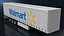 Walmart Cargo Transport Trailer White
