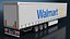 Walmart Cargo Transport Trailer White