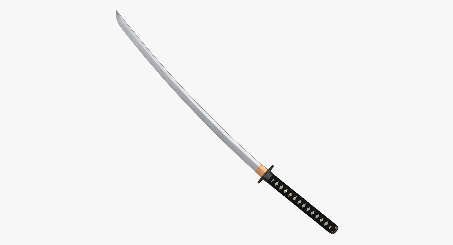 Katana Sword 3D model preview