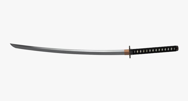 3d model katana sword