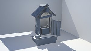3D outhouse