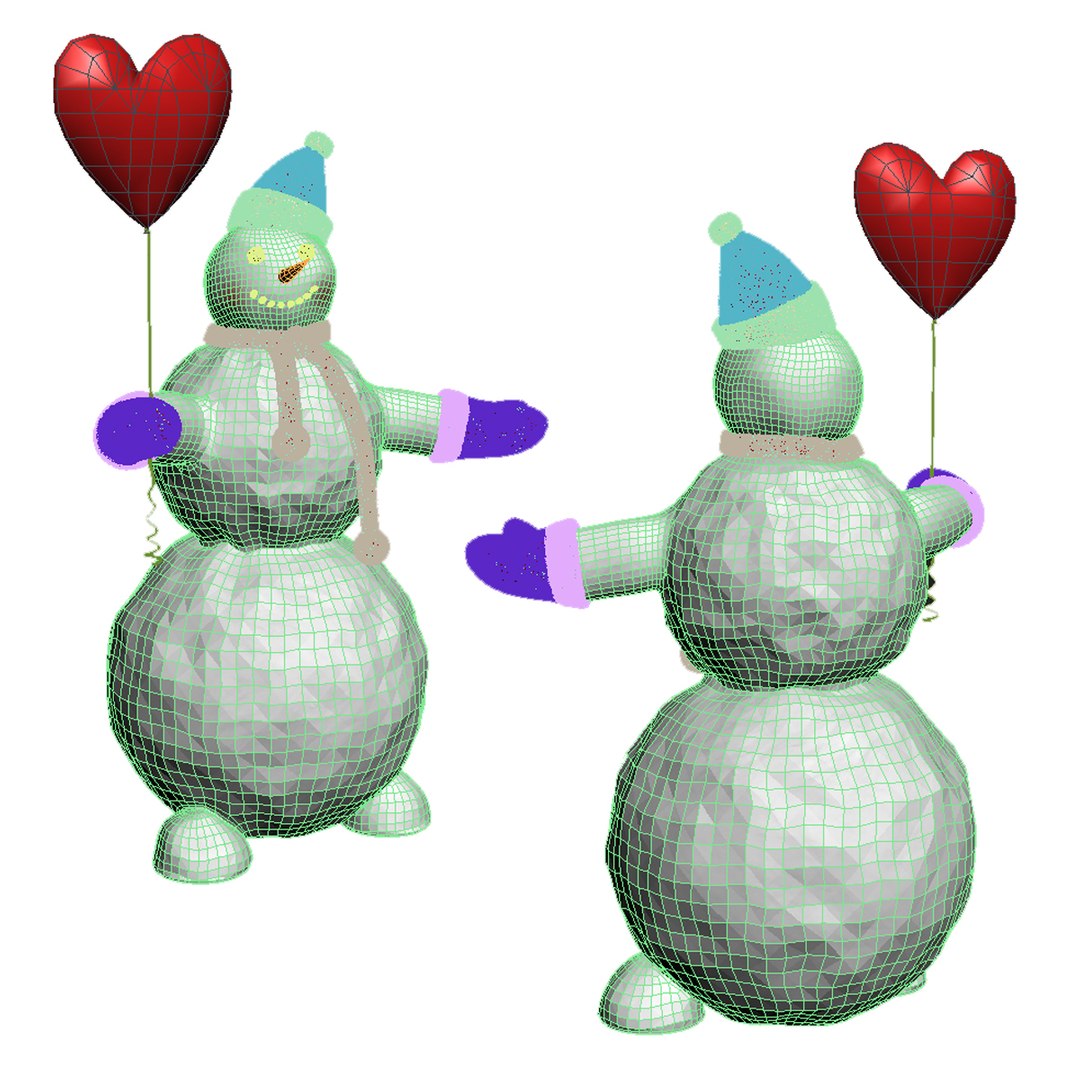 S Snowman Snow