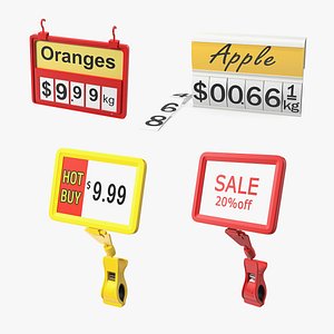 3D Price Tags Collection 2