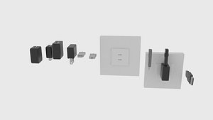 3D model usb pack