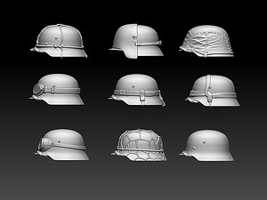 3D helmet armor