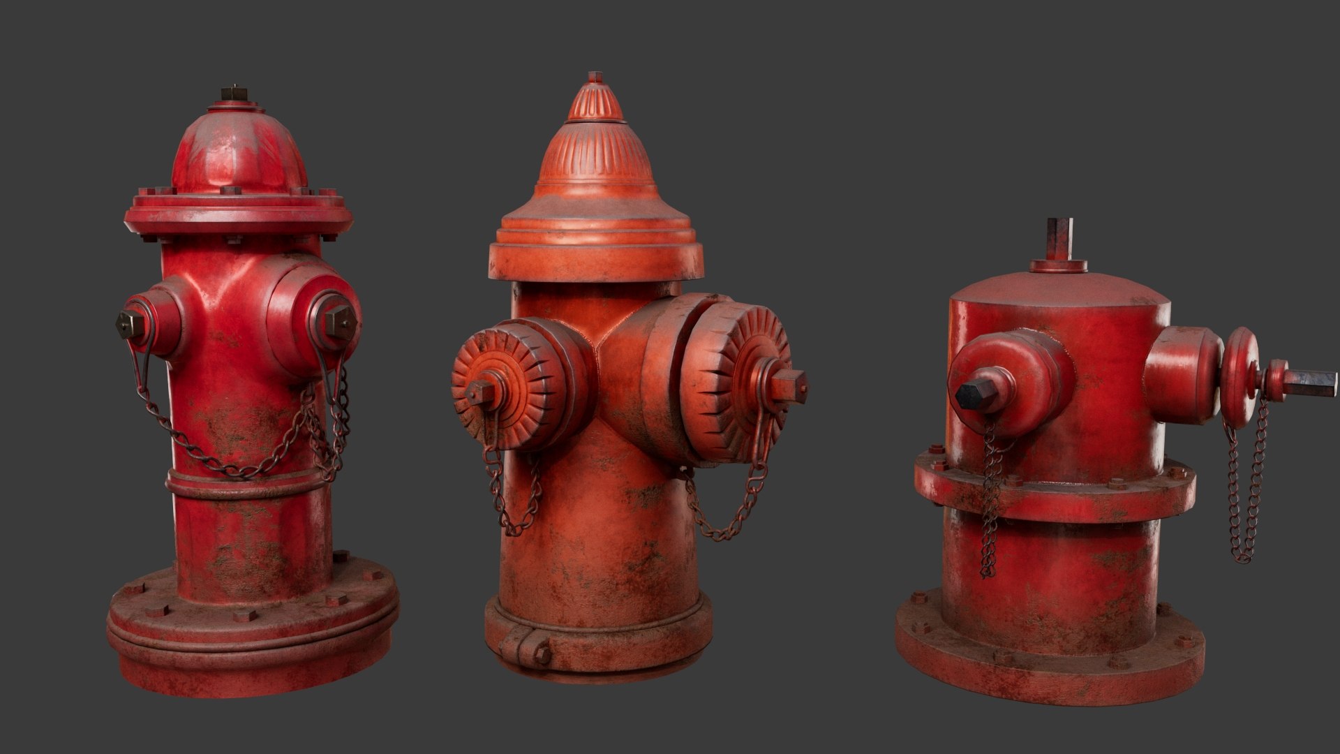 Fireplug Model - TurboSquid 2352194