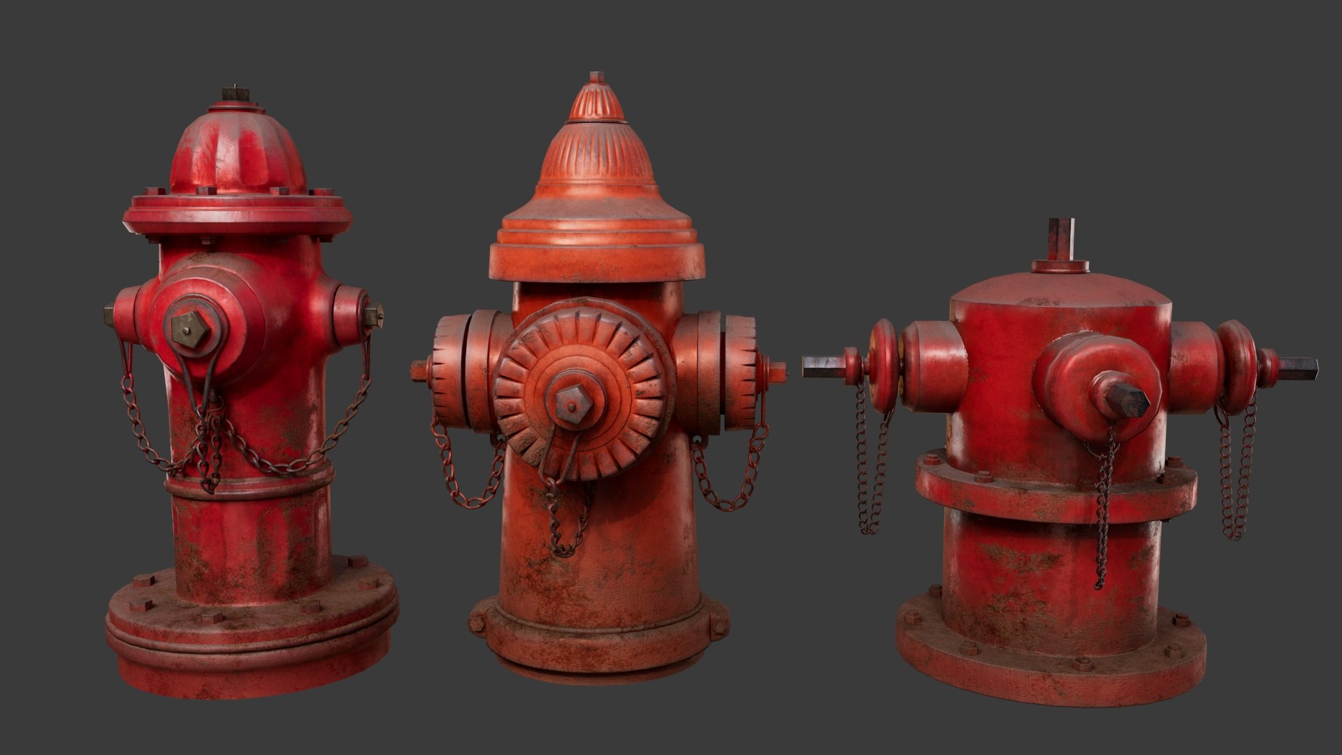 Fireplug Model - TurboSquid 2352194