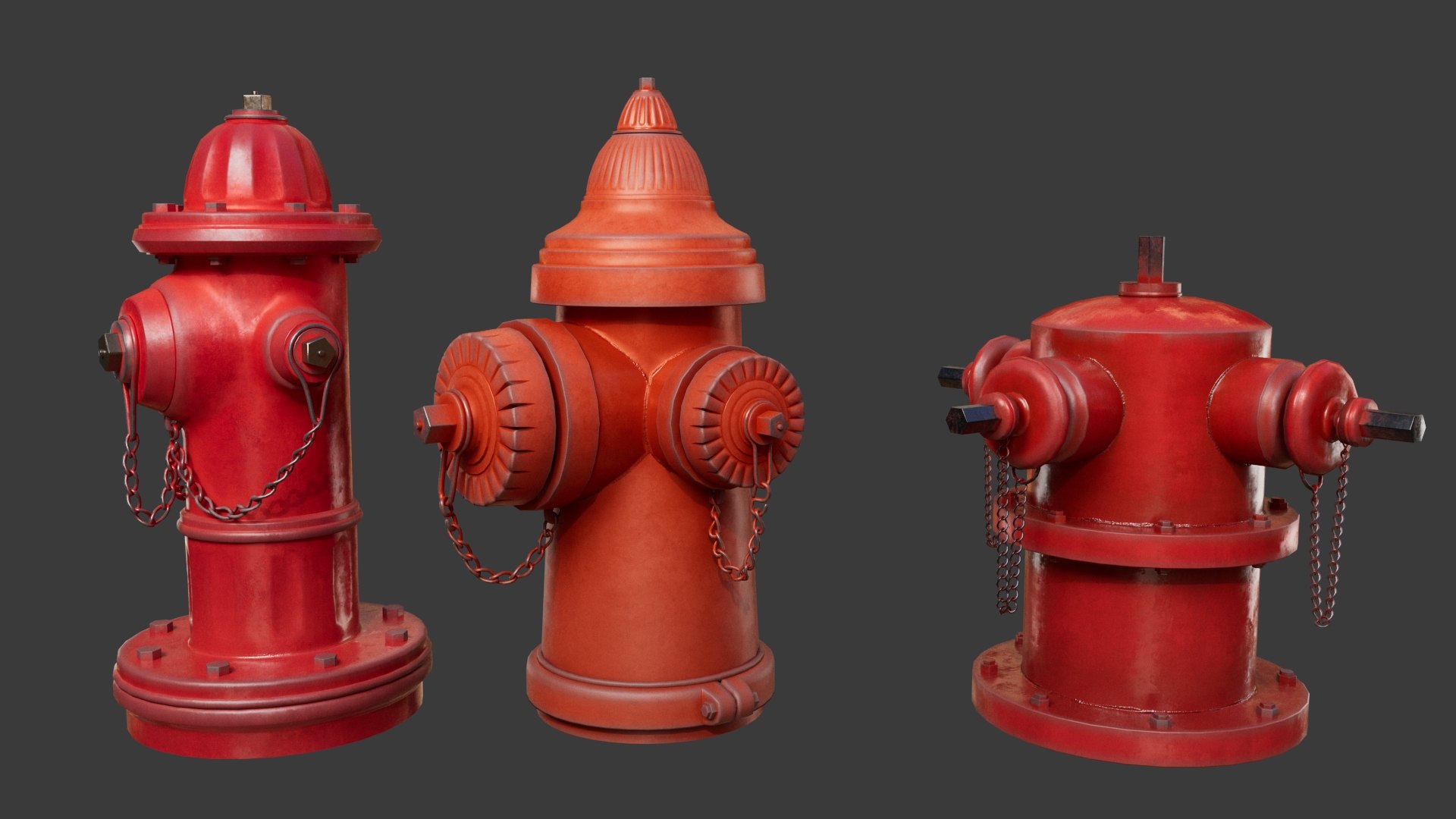 Fireplug Model - TurboSquid 2352194