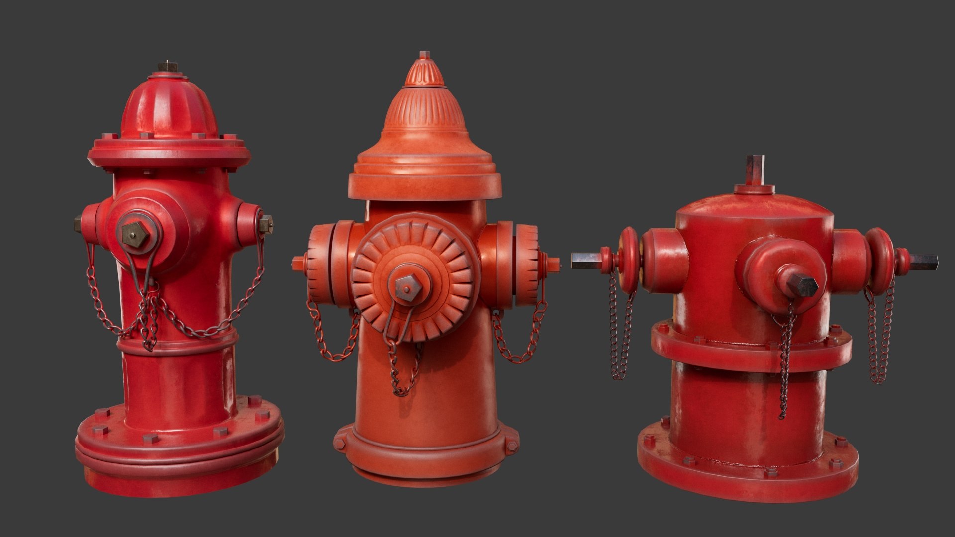 Fireplug Model - TurboSquid 2352194
