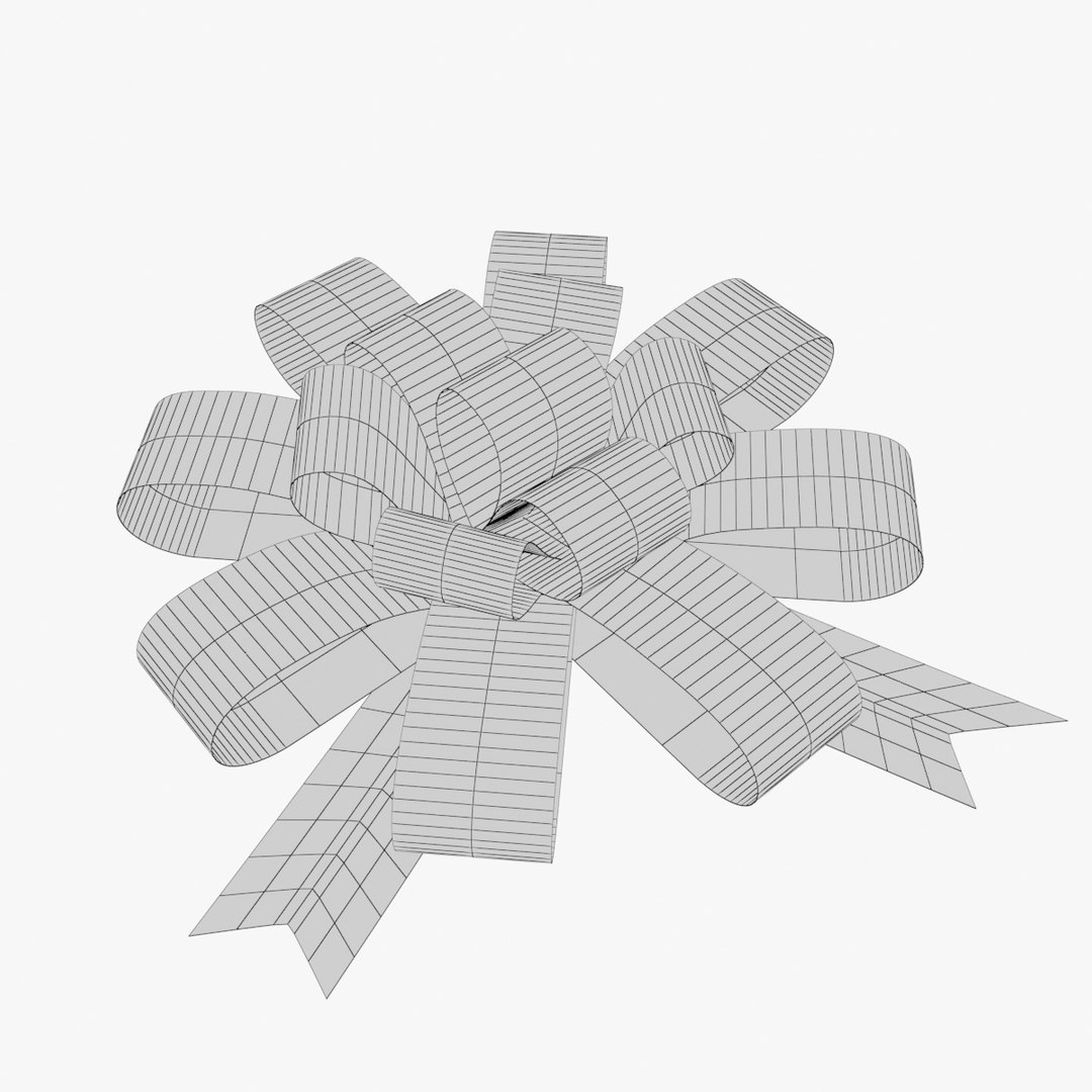 Ribbon 01 3D Model - TurboSquid 1229291