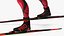 Biathlete Fully Equipped Running Pose