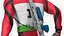 Biathlete Fully Equipped Running Pose