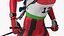 Biathlete Fully Equipped Running Pose