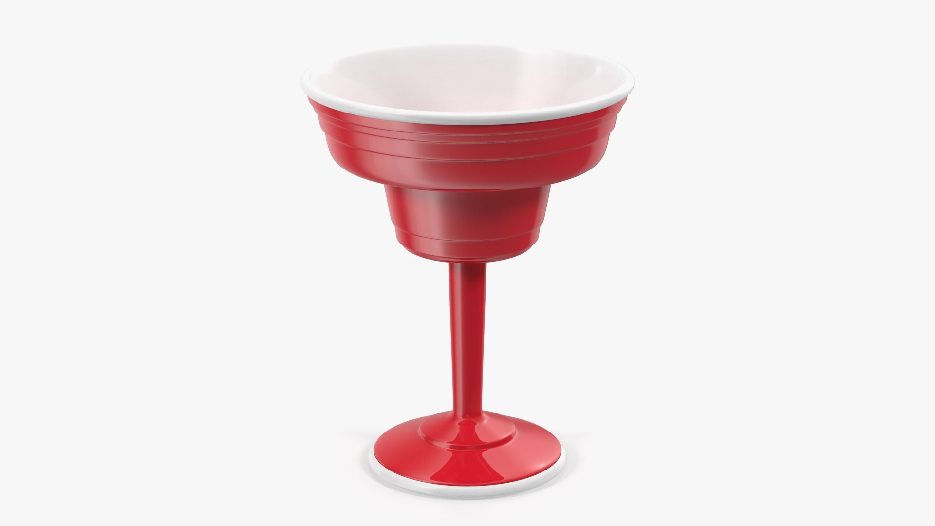 Reusable Plastic Margarita Cup 3D model preview