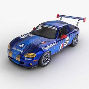 MX-5 NBFL Miata 2002 LeMans Livery