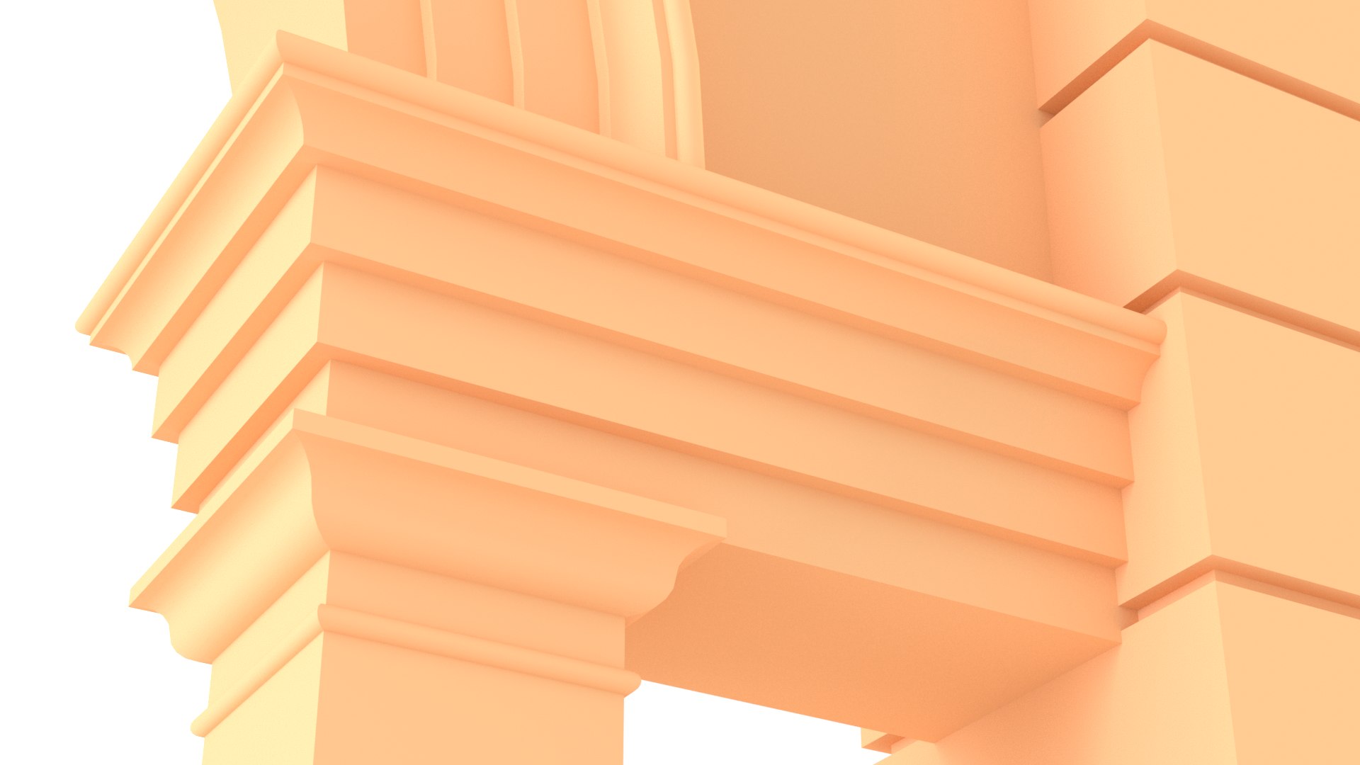 Arch 010-9.5ft Wide Triple 3D Model - TurboSquid 1724359