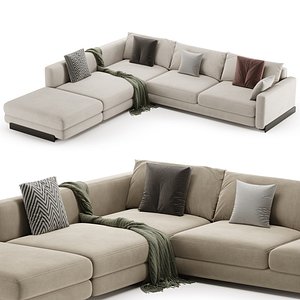Arflex Rendez-Vous D120 Sofa 3D model