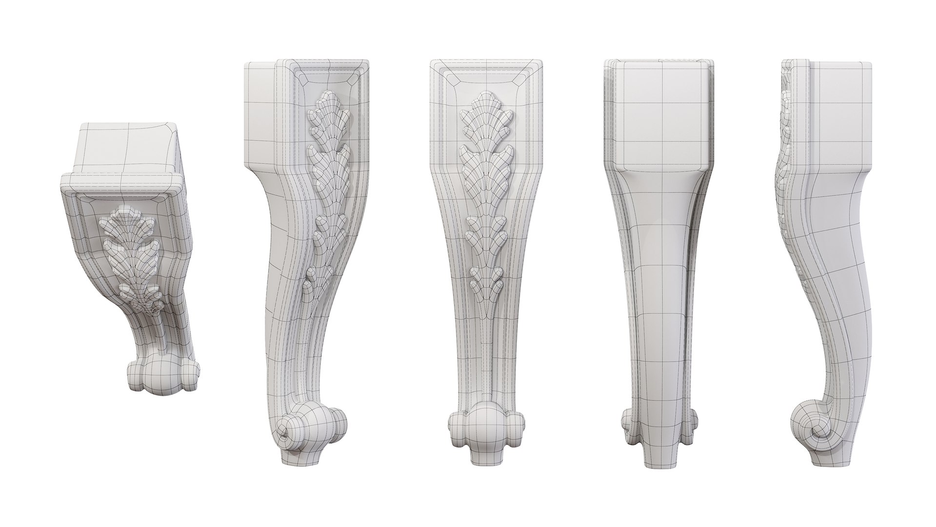 Classic Leg 083 3D Model - TurboSquid 2355909