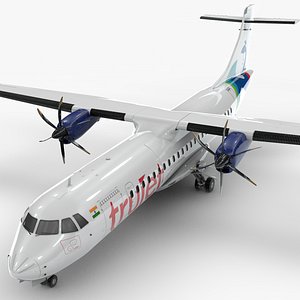 3D ATR 72 TRUJET L2098 model