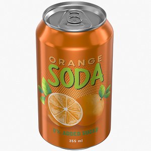 Standard Soda Can 355ml 3D