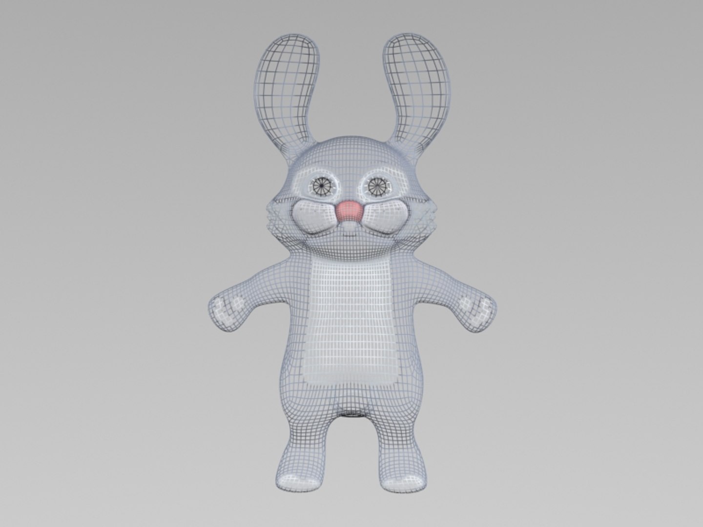 Cartoon Rabbit Hare 3d Max