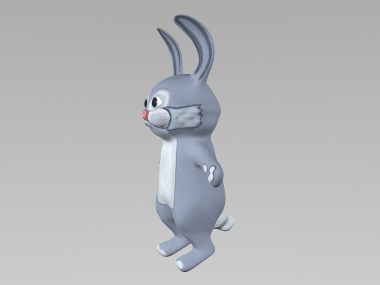 Cartoon Rabbit Hare 3d Max