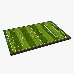 3D Soccer Field