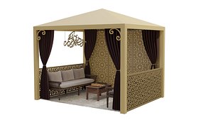 3D Ramadan Sitting area model