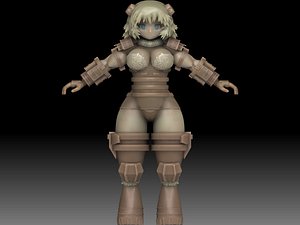 free girl 3d model