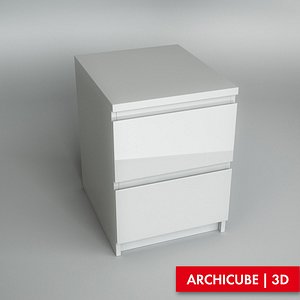 bedside table 3d model