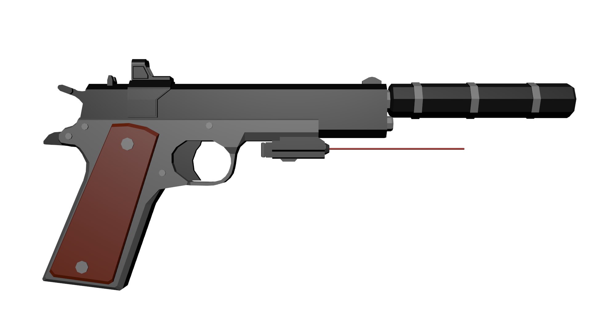 Colt1911 3D Model - TurboSquid 1264638