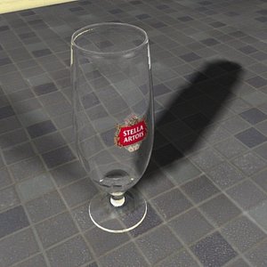 3ds max belgian beer glass
