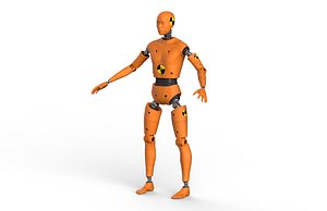 Crash Test Dummy Robot Android