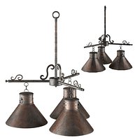 Wrought Chandelier Spanish Hacienda