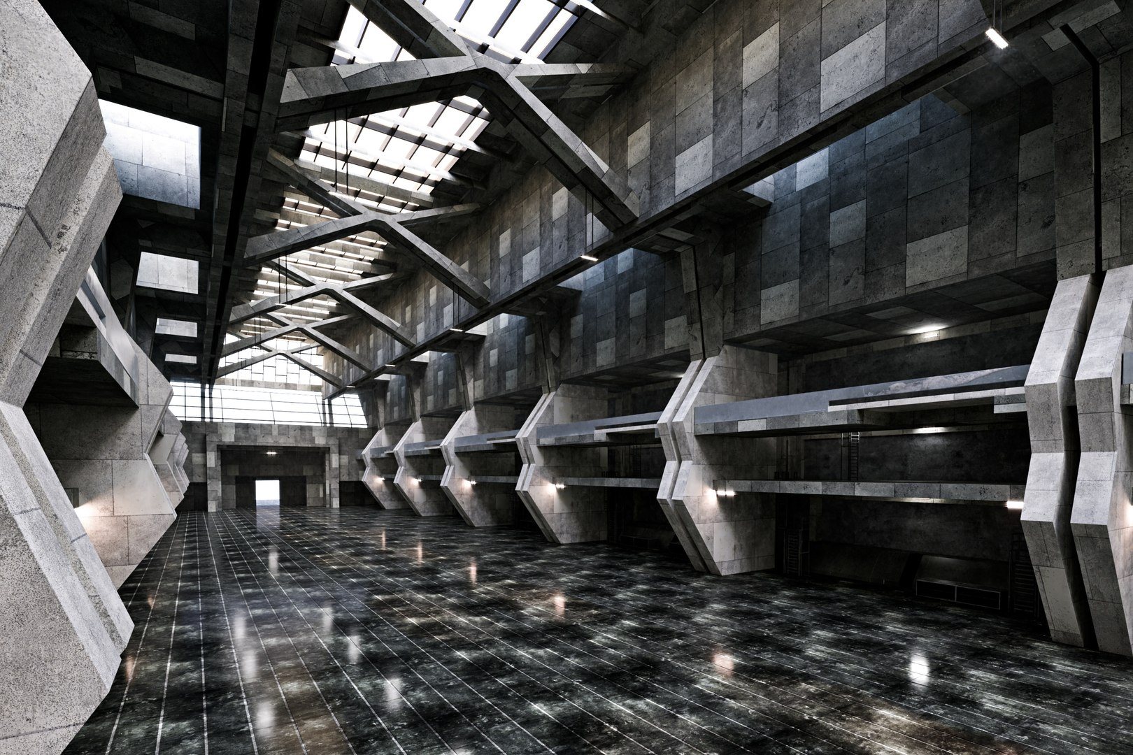 Brutalist Industrial Sci-Fi Hangar - Cinematic Environment - 013 3D https://p.turbosquid.com/ts-thumb/ZD/9WmbqB/9g/cinematicenvironment013_g3d_0012/jpg/1789402860/1920x1080/fit_q87/1dbd3be078d00756650636e6b971dd2011140f9c/cinematicenvironment013_g3d_0012.jpg