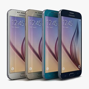 samsung galaxy s6 color 3d model