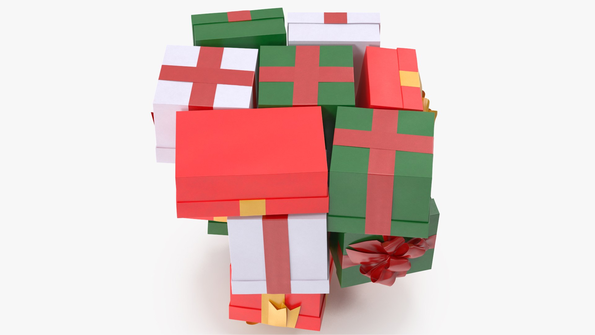 3D Model Present Gift Boxes - TurboSquid 2207031