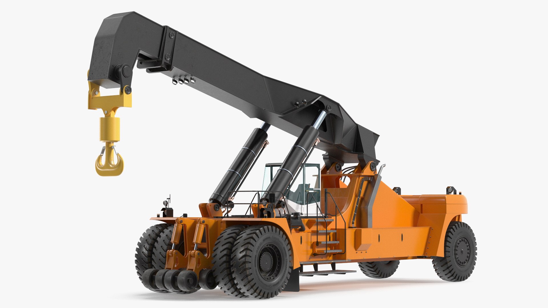 Reachstacker Container Loader 3D model preview
