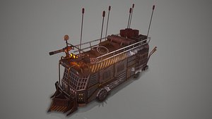 battle bus 3D model