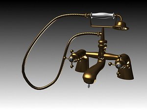 3d bathtaps model
