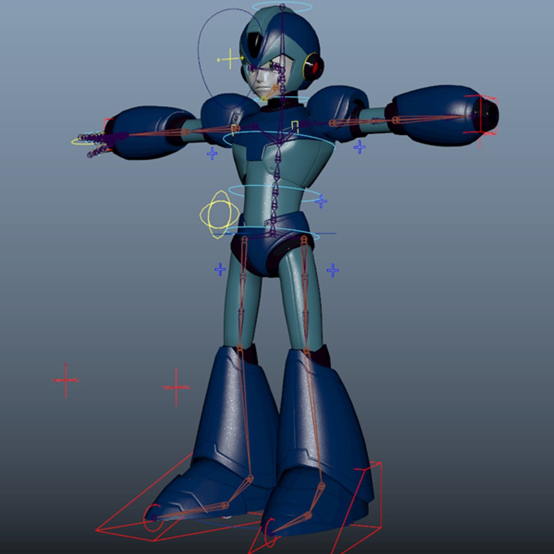 Megaman Rig 3d Model