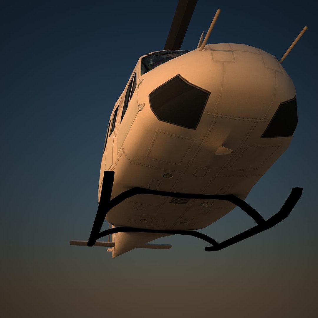 Bell B-212 Twin 3d Model