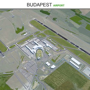 3D Budapest Airport model